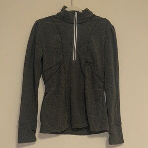 Athleta Gray Long Sleeve Top